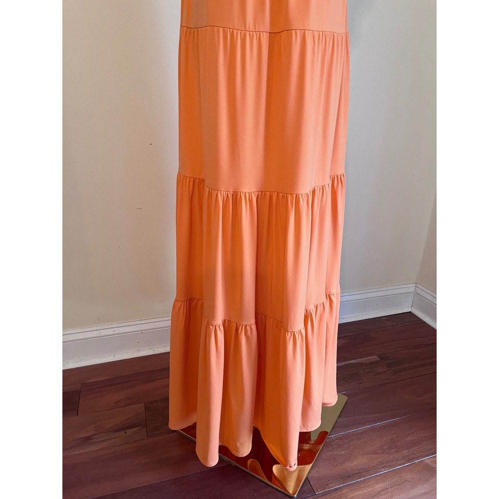 Boston Proper Birds of Paradise Tiered Maxi Dress Small Boho - Picture 8 of 8